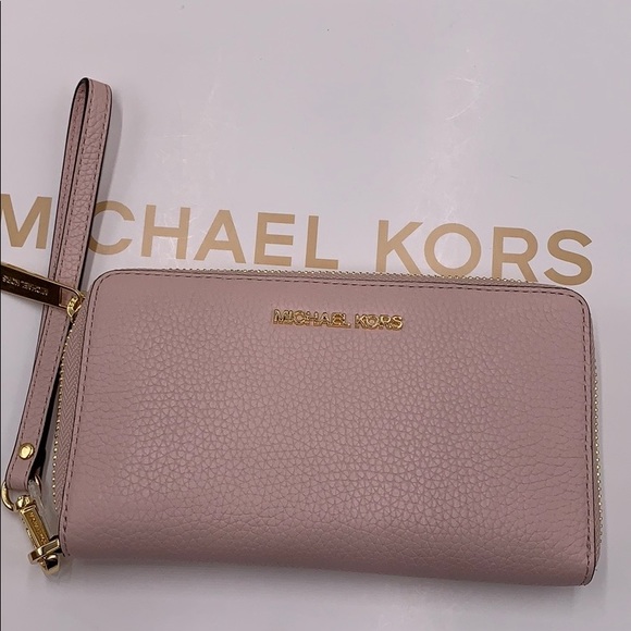 Michael Kors Jet Set Travel Phone Wallet Wristlet - Picture 7 of 16